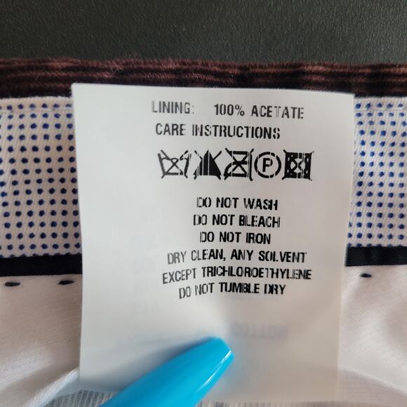 JB Britches Men’s 38 Brown Corduroy Pants Made in Italy Cotton Dress Trousers - Picture 7 of 11